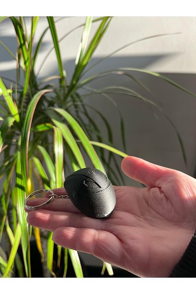 Root Made Motor Keychain Helmet Shaped Motorbike Key Motor Accessory Biker Gift