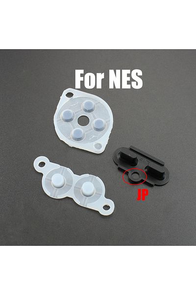 JCD JP JCD 1Set US/EU JP Silicone Conductive Rubber Adhesive Button Pad Keypads High Quality For NES Co