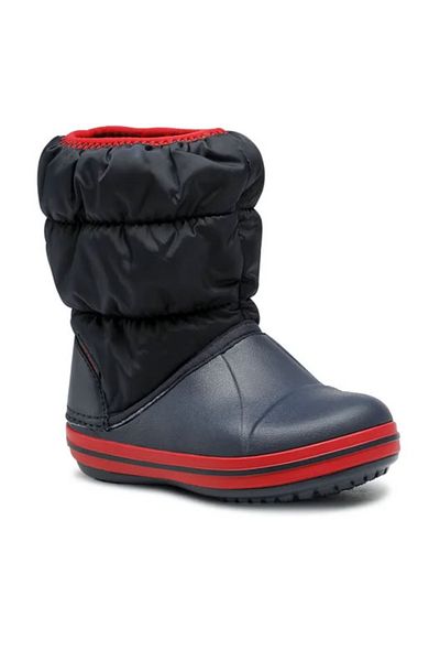 Crocs Cizme de iarnă WINTER PUFF BOOT KIDS pentru copii - cizme de zăpadă unisex albastre