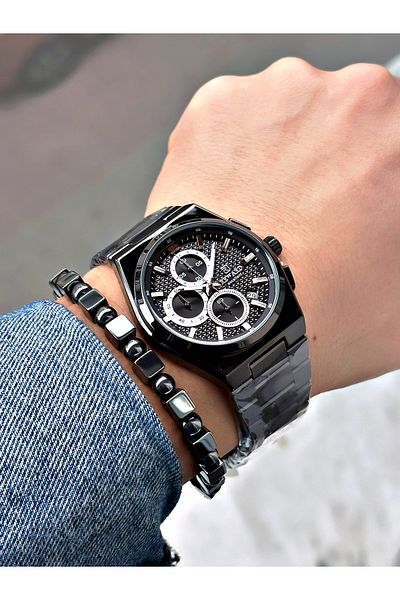 Reward Silver Color Functions Active Steel Strap Men's Wristwatch + BRACELET