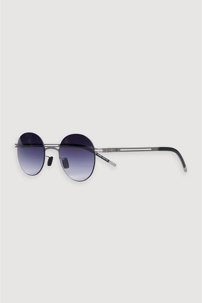 Avva Mens Silver Color Round Polarized Sunglasses A31Y8816