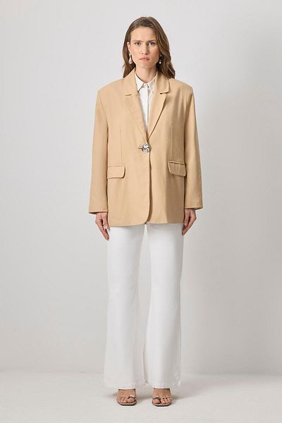 Touché Privé Metal Buttoned Blazer Jacket