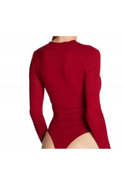 Guess LS ALEXANDRA BODY women's bodysuit Red
