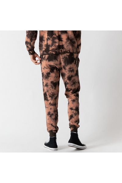 converse STANDARD FIT WEARERS LEFT EMB STAR CHEV MONO DYE PANT BB unisex pants Brown