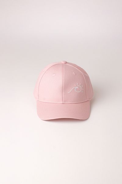 Marvy Embroidered Pink Hat with Logo