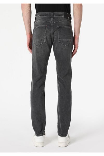 Colin's Pantaloni de jeans indigo pentru bărbați, cu talie joasă, cu picioare drepte