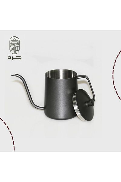 Jarrah Jarra 350 Black Steel Coffee Drip Kettle