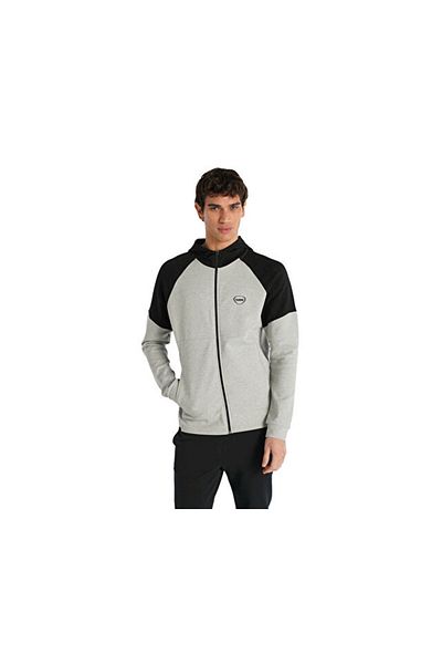 hummel Inter Zip Hoodie Men's Casual Jacket 921257-2393 Gray Matching
