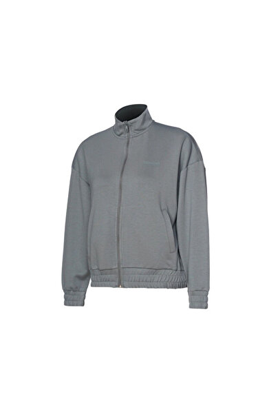 hummel Sabrina Zip Jacket Kadın Günlük Ceket 922293-7319 Gri Uyumlu