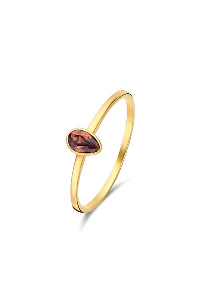 Isabel Bernard Baguette 14 Karat Ring, Stapelring 52