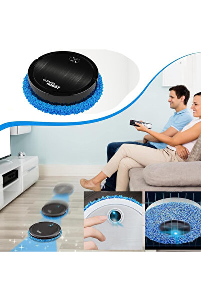 CLEANEL Automatic Robot Mop – Smart Quiet Sweeping & Mopping Vacuum Cleaner For Hard Floors