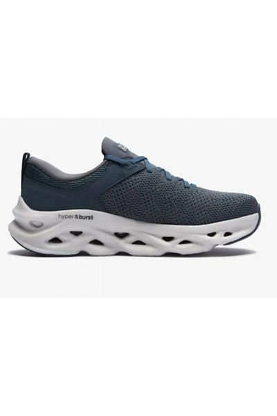 SKECHERS GO RUN SWIRL TECH Men's Running Shoes Gray