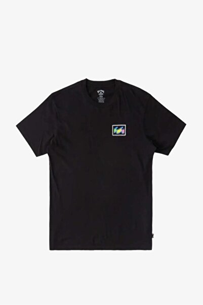 BİLLABONG ABYZT01697 Ανδρικό T-Shirt Crayon Wave Ss Μαύρο