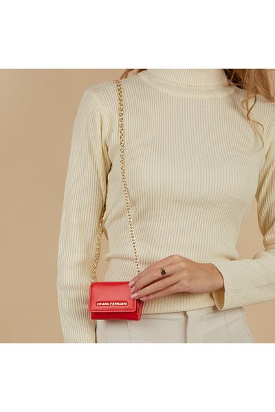 CHIARA FERRAGNI Damen Umhängetasche Rot 75sb4bk6-zs959-514
