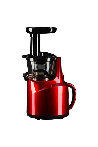 Hausberg Hb-7519rs Αποχυμωτής Φρούτων, Ψυχρής Έκθλιψης, 150 W, 400 Ml, Κόκκινο