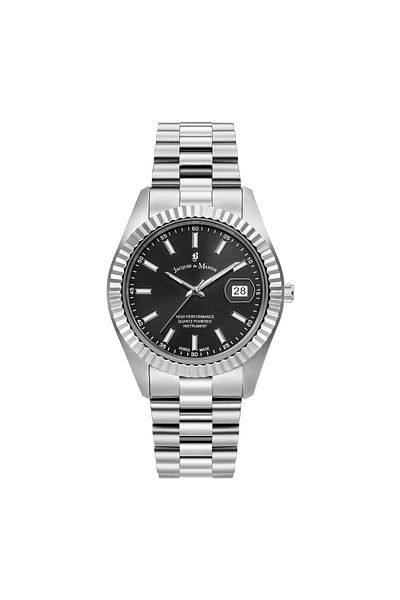 100de100Gübre Jacques Du Manoir Inspiration Business Herren Uhr Silber Jwn01702