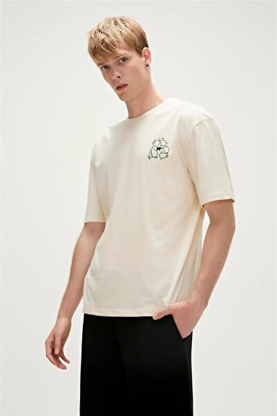 Bad Bear 23.01.07.005-C108 Re-World Men's T-Shirt White