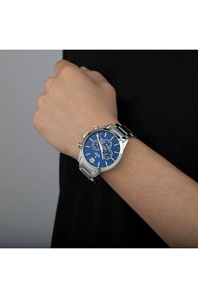 FESTİNA Festina Timeless Chrono Herren Uhr Silber F20343/7