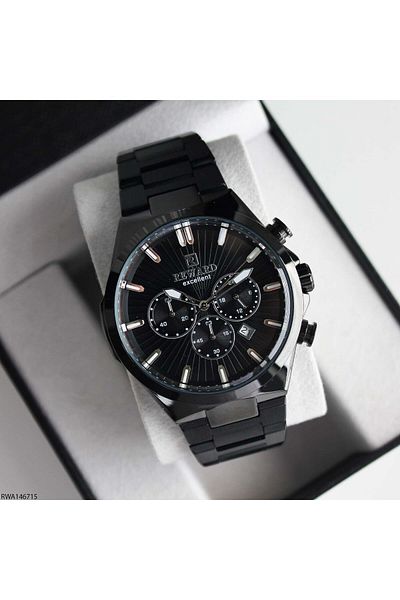 Reward Excellent Rwa146715 Black Stainless Steel Men's Wristwatch