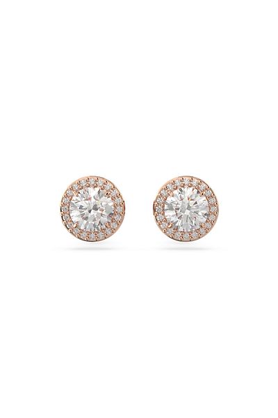 Swarovski Constella Roségoldfarbene Ohrknöpfe 5636275
