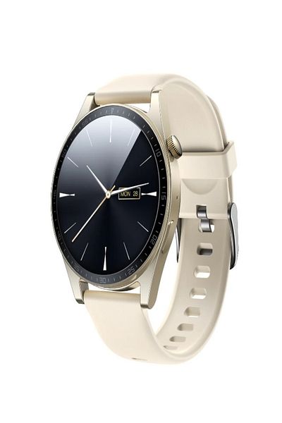 Joyroom Smartwatch, 220mAh, Call Function, 1.32" HD, Fitness, iOS/Android, Gold, Silicone Strap