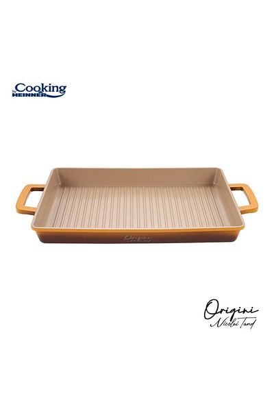 Cooking by Heinner Cooking By Nicolai Tand grill tray, size 36x26.4x4 cm, ceramic coating