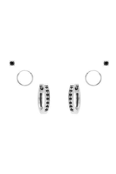 100de100Gübre Karma Damen Earparty Silber Earparty-70