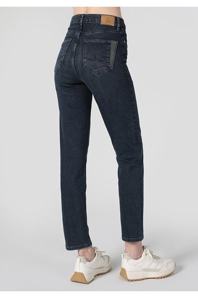 Colin's Slim Fit Mid Waist Straight Leg Women's Indigo Jean Trousers
