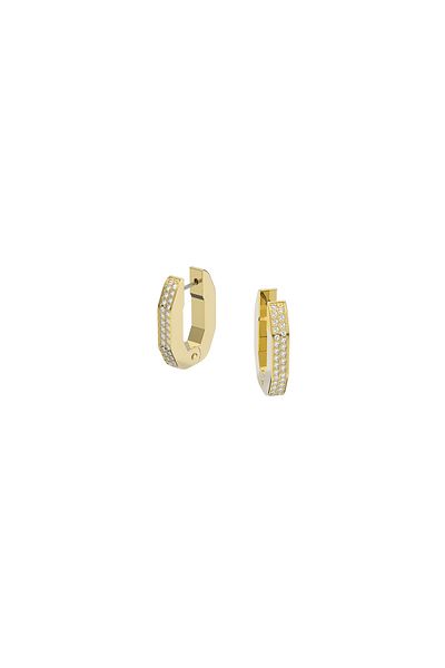Swarovski Damen Ohrknöpfe Gold 5626084