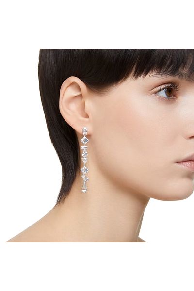 Swarovski Mesmera Silberfarbene Ohrringe 5661687