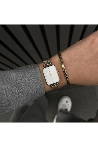 Daniel Wellington Quadro Damen Uhr Gold Dw00100599