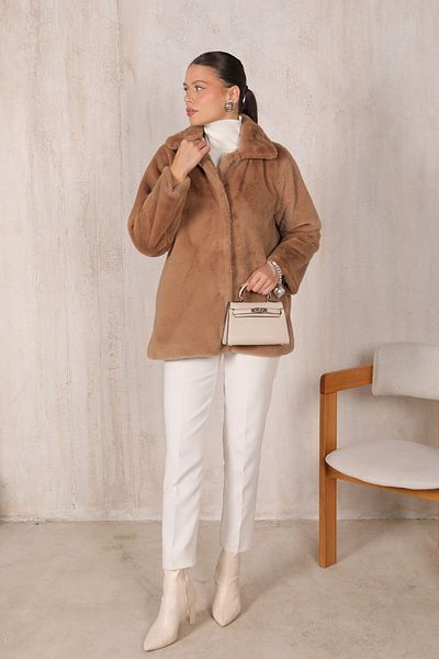 Melike Tatar Faux Fur Coat