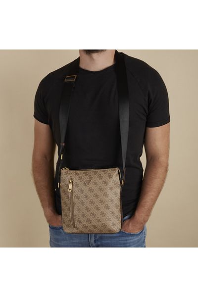 Guess Herren Umhängetasche Beige Hmevzl-p3299-bbo