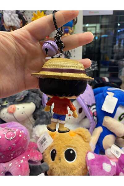 İnci One Piece Koca Kafa Anahtarlık Figür Zoro Luffy Tony Tony Chopper Trafalgar