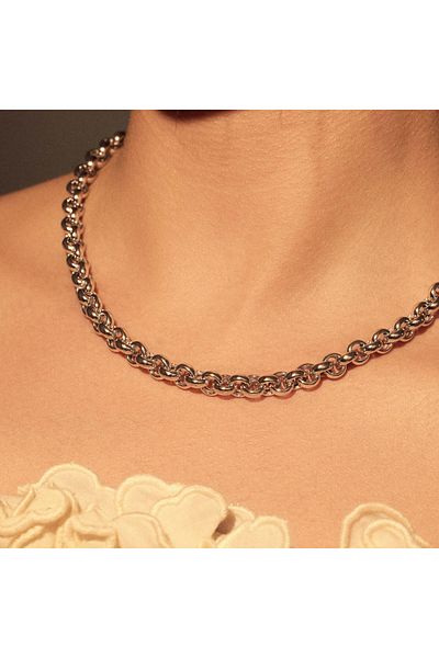 1'ASLAN Parte Di Me Bibbiena Poppi Lucy 925 Sterling Silber Gliederkette Pdm34097