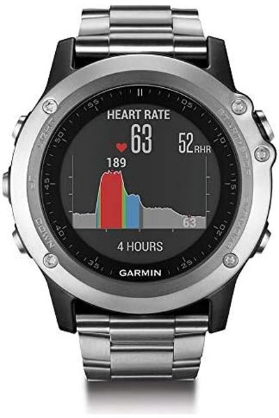 Garmin Fenix 3 HR GPS Watch with Titanium and Sport Bands