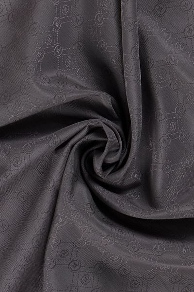 Vakko Gray Cotton/Silk Shal