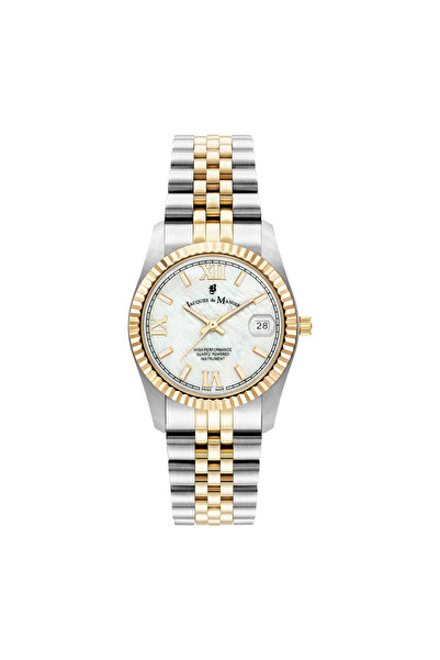 100de100Gübre Jacques du Manoir Inspiration Prestige damen Uhr Gold/Silber JWL01303