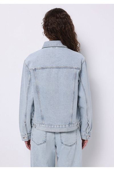 Colin's Regular Fit Buttoned Unlined Women's Blue Jacket