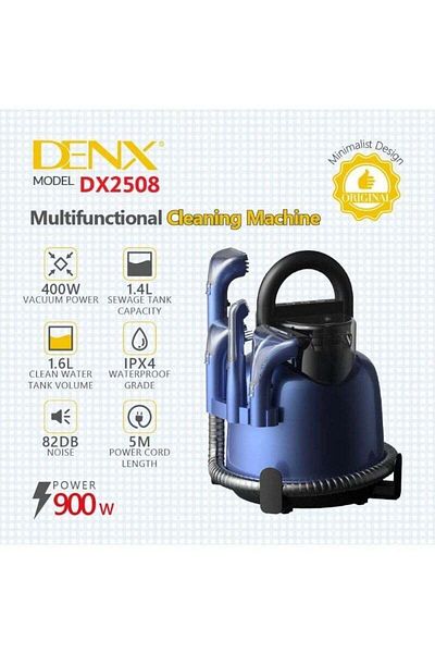 Denx مكنسة كهربائية لتنظيف السجاد والأرائك من دينكس