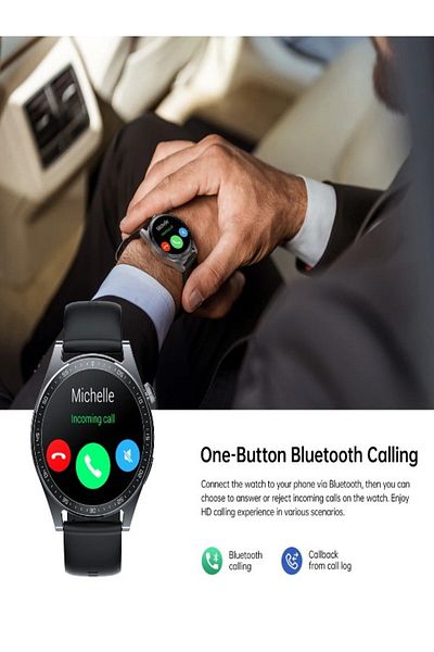 Joyroom Smartwatch, 220mAh, Call Function, 1.32" HD, Fitness, iOS/Android, Gold, Silicone Strap