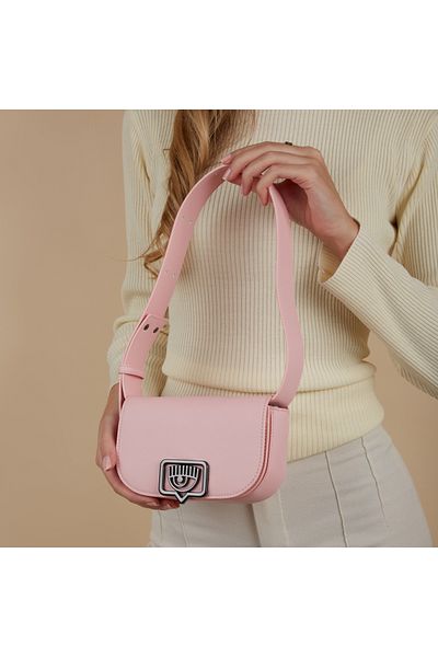 CHIARA FERRAGNI Eyelike Damen Schultertasche Rosa 75sb4bbb-zs517-439