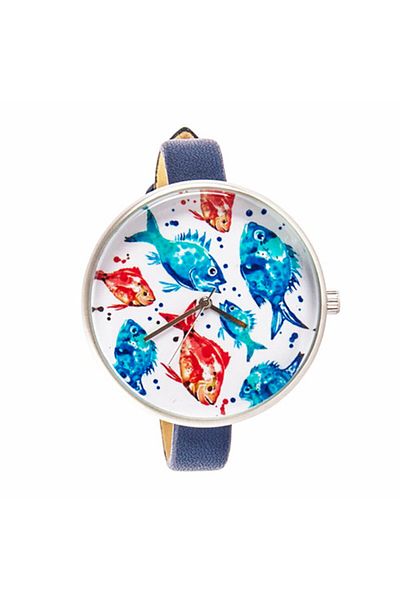 ANEMOSS Aquarium Women's Leather Watch
