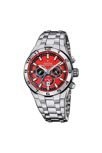 FESTİNA Chrono Bike herren Uhr Silber F20670/5