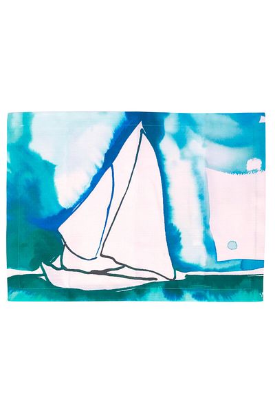 ANEMOSS Sail Patterned Mat Set 2 Pieces