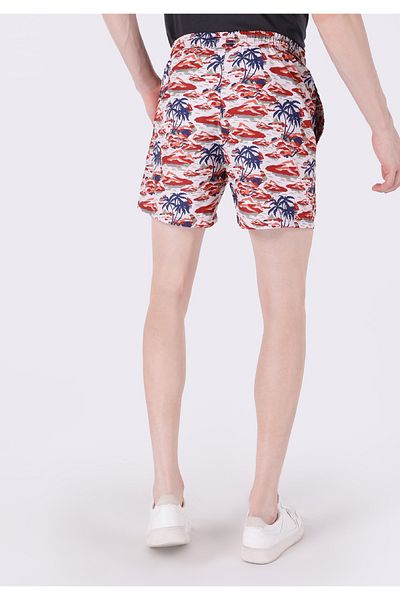 Colin's Pantaloni scurți de baie multicolori pentru bărbați, cu imprimeu Regular Fit