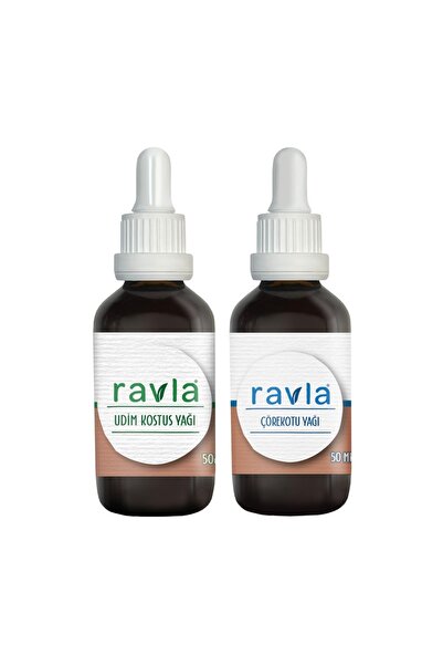 Ravla 2'li Ürün - Udim Kostus Yağı - 50ml / Çörekotu Yağı 50ml