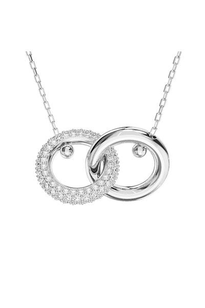 Swarovski Dextera Silberfarbene Anhänger 5670251 (LÄNGE: 38.00 - 45.00 CM)