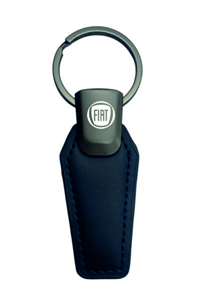 ASYA GIFTS Breloc Fiat din piele metalică