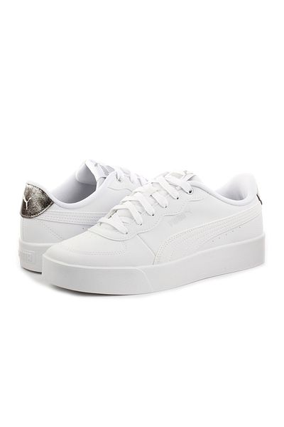 Puma Teniși sport de damă Puma Skye Clean Raw Metallic, albi
